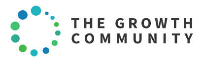 The Growth Community Landing Page Banner - White